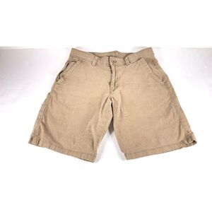 Weatherproof Shorts Khaki Hidden Zipper Side Pocket Cargo Size 32